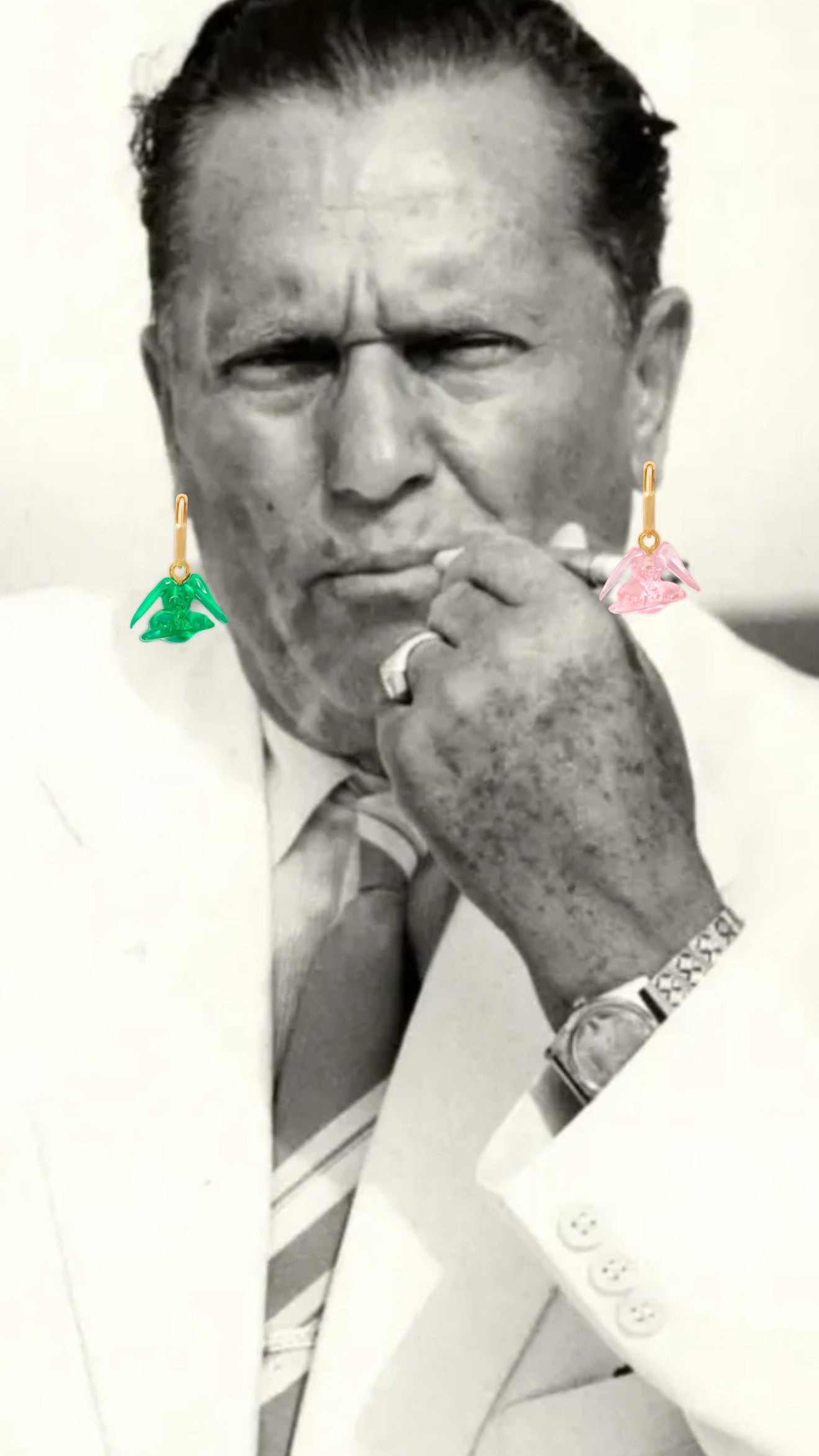 Cuzzo's Bunny Earrings - Popstar